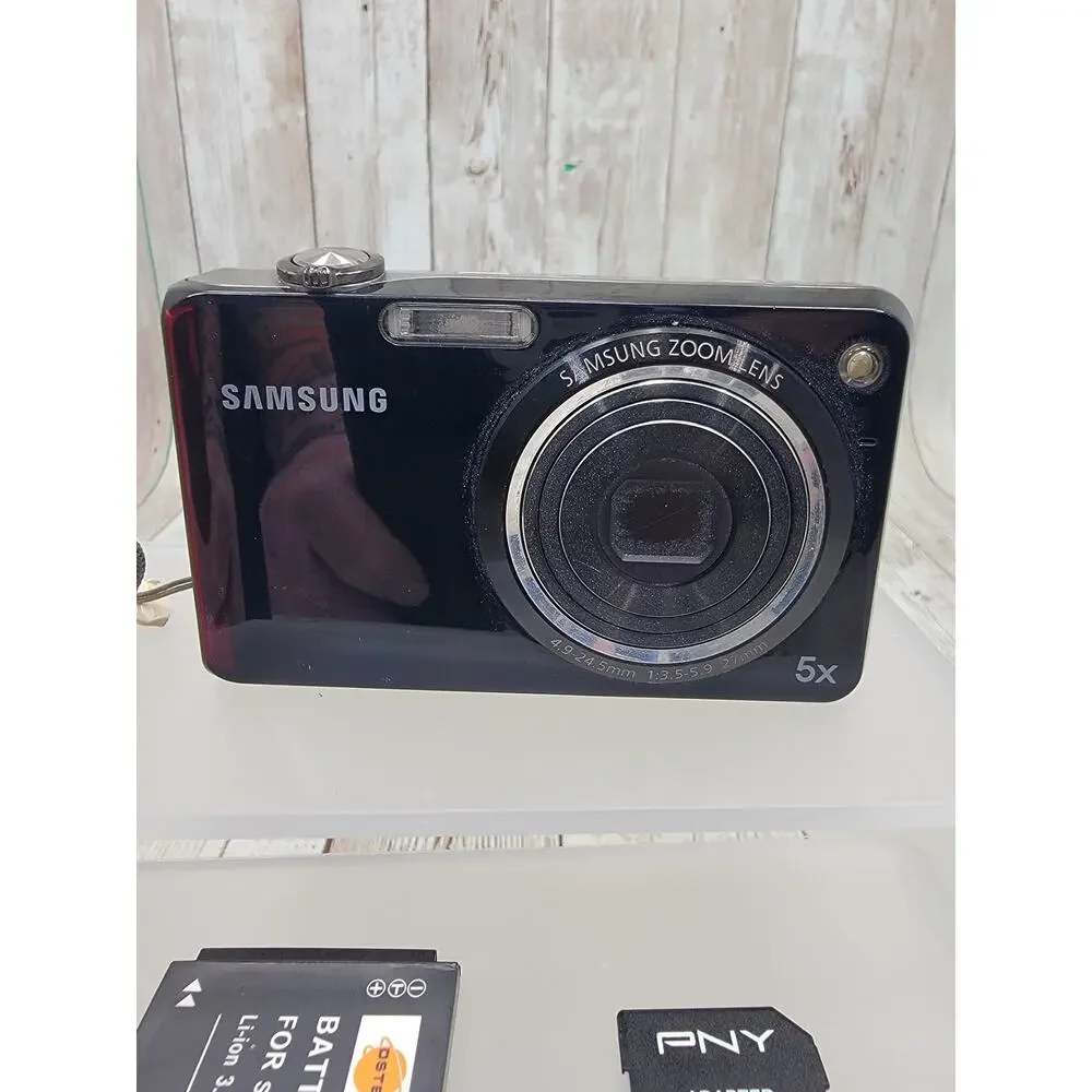 Samsung TL210 Compact Digital Camera 5x Optical Zoom Built-in Flash Black